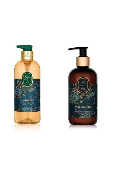 Eyüp Sabri Tuncer Eyüp Sabri̇ Tuncer Oud Stanbul Natural Olive Oil Liquid Soap, Lotion and Rose Water Wipes