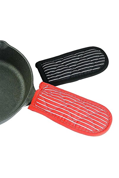 Lodge 2-Piece Striped Pattern Silicone Lined Hot Handle Holder
