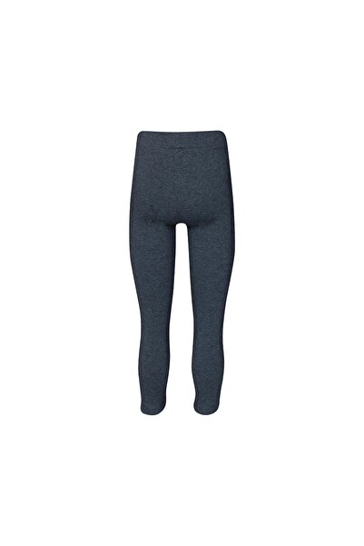 LOVETTI Girl's Anthracite Leather Paneled Tights