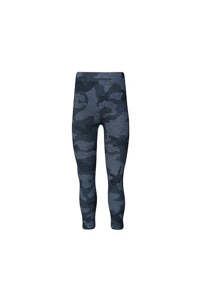 LOVETTI Black Flamingo Patterned Knitted Winter Leggings for Girls