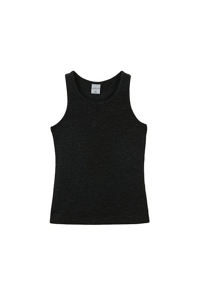 LOVETTI Black Nope Basic Girls' Swimming Undershirt