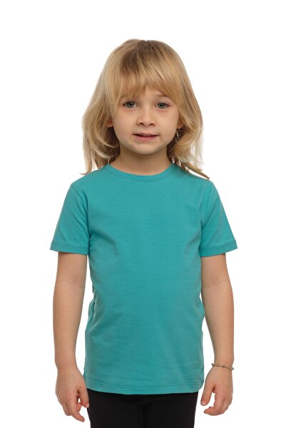 LOVETTI Παιδικό μπλουζάκι Unisex - Light Oil, Crew Neck, Κοντό μανίκι