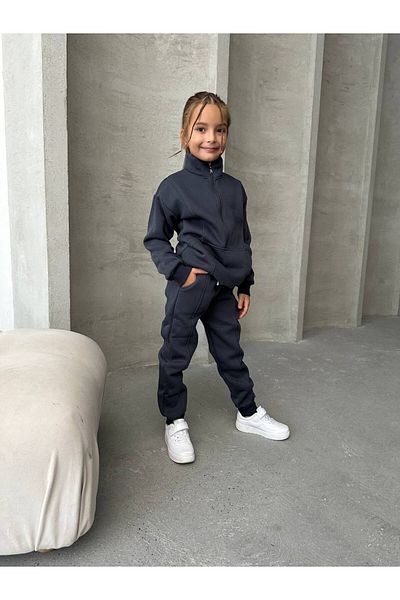 Yavrumsa Zippered Kids Tracksuit Set