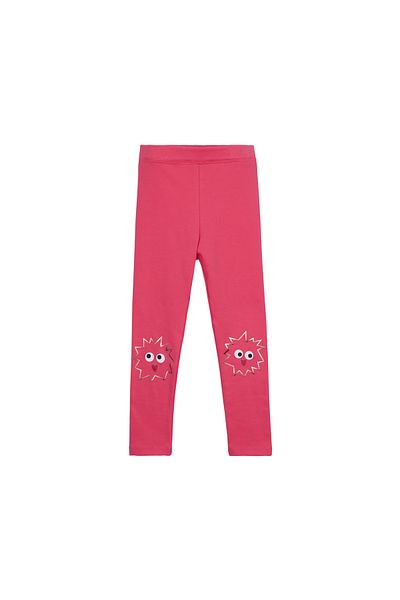 LOVETTI Pomegranate Flower Patterned - Girl's Winter Hooded Leggings