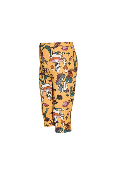 LOVETTI Girl's Patterned Cheerful Mushrooms Knee Length Capri
