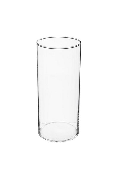 Atmosphera Contemporary Design Cylindrical Shaped Glass Vase 114845