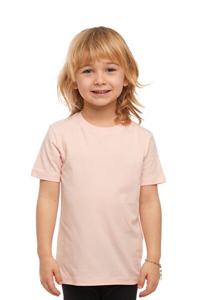 LOVETTI Κοντομάνικο μπλουζάκι UniSex KidS Crew λαιμόκοψη ελαφρύ σε σκόνη