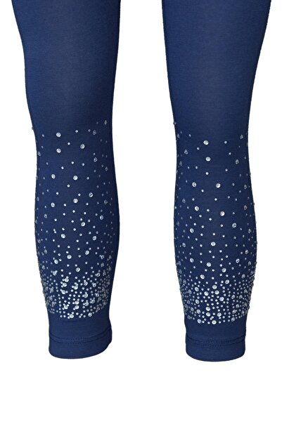 LOVETTI light NAvy Blue Sprinkled Stone Summer leggings for Girls