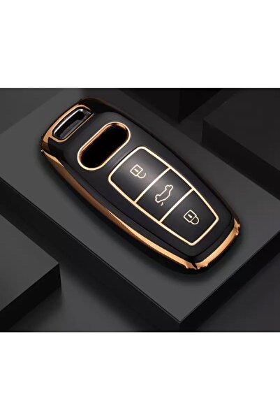 emii auto spare parts Για Audi A6 A7 A8 E-tron Q8 C8 A3 - Νέα θήκη Μαύρη/Χρυσ...