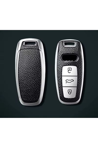 emii auto spare parts Key Case for Audi A3 A4 B9 A6 C8 A7 S7 4K A8 D5 S8 Q7 Q8 Q8 E-Tron End Case Compatible