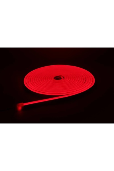 Ledarmy Neon LED şerit 5metre Kırmızı LED zincir bandı hortum esnek dekoratif...