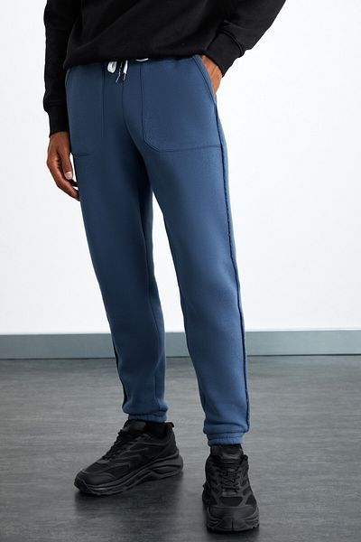 GRIMELANGE Ανδρικό βαμβακερό-πολυεστερικό Indigo Sweatpants TYRESE
