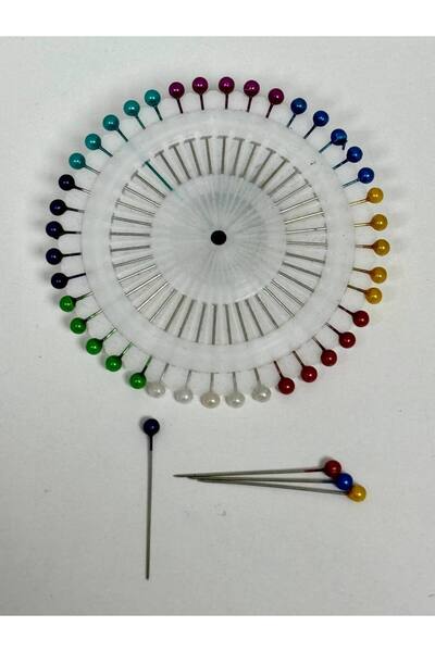 hijabchi Long Scarf and Shawl Pin Book - 40 Pieces Mix