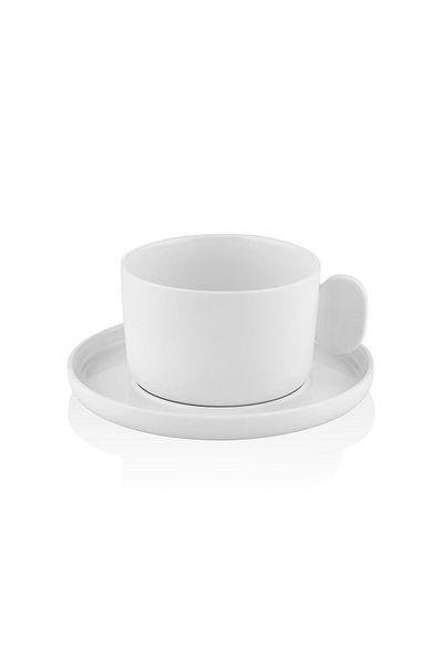 GUNES ZUCCACIYE Cotta Limoges Porcelain Teacup Terracota 250 ml