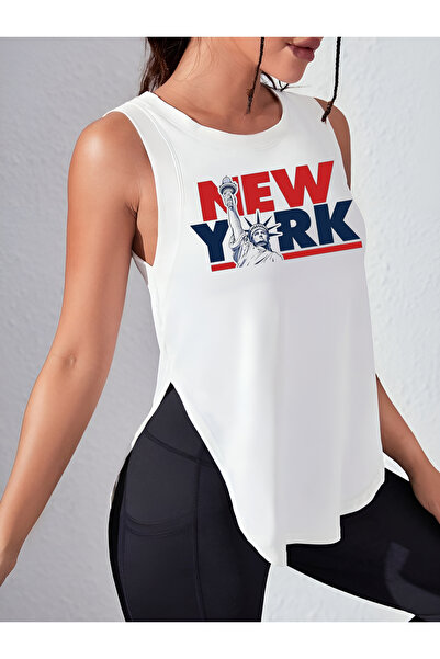 CDA Νέα Υόρκη Λευκό Γυναικείο Αθλητικό Σουτέρ