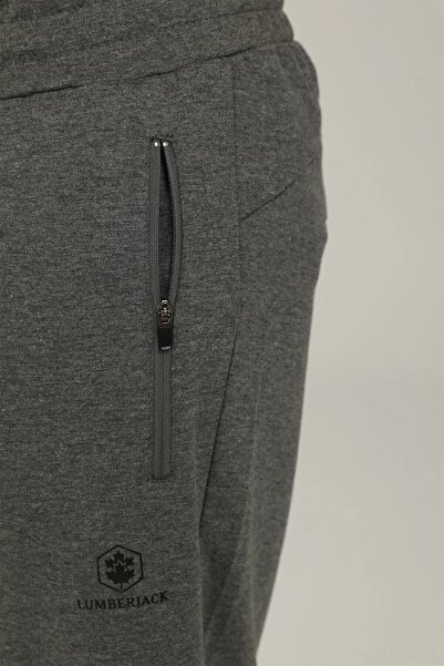 lumberjack Lastikli Bel Antrasit Erkek Şort 2sct1033fx