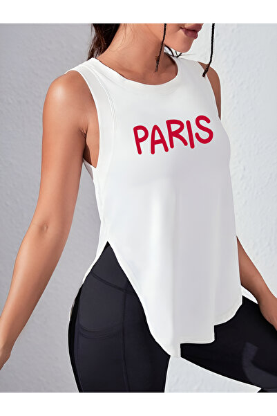 CDA Tricou sport pentru femei Pink Paris White