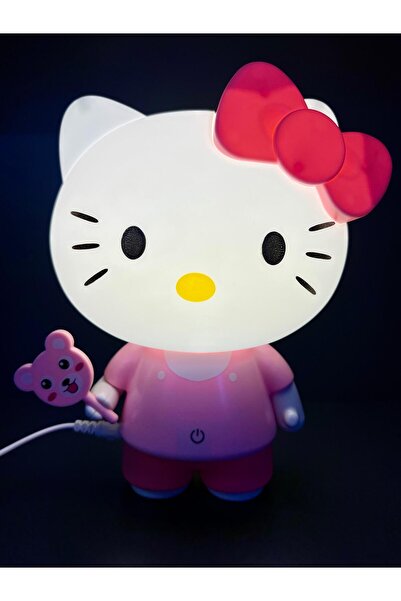 doğan hediyelik Hello Kitty 3 Kademe Led Işıklı Çocuk Masa Gece Lambası-3d Galaxy Kuromi My Melody Sevgili Oyuncak