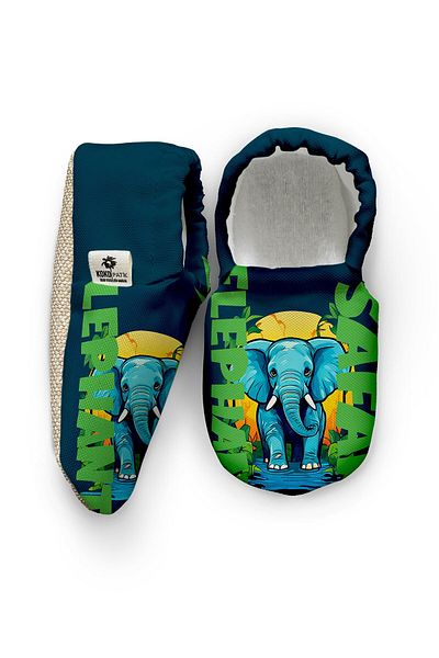 Kokopatik Kokozoo - Cizme pentru casă și creșă elefant