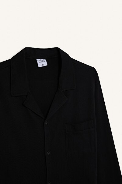 DeFacto Pyjama-Set mit normaler Passform – lange Ärmel, festes Oberteil und langer Unterseite D8223AX24WN