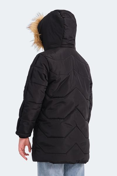 Slazenger Camron Black Unisex Children's Coat and Coat