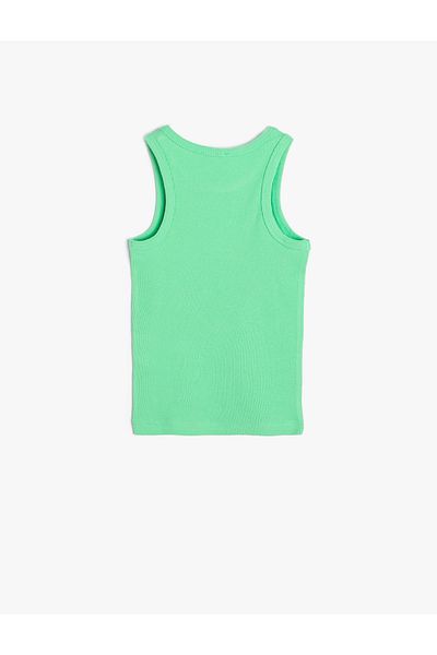 Koton Ärmelloses Basic-Tanktop aus gerippter Baumwolle