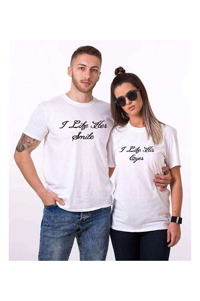 Tshirthane Lover Combinations İ Life T-Shirt - Couple Combination