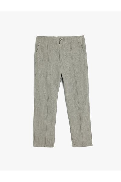 Koton Chino Trousers Pocket Detailed Slim Fit