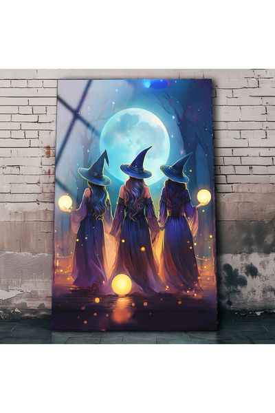 BV DEKOR Γυάλινη επιφάνεια για το Halloween, Επαγγελματική εκτύπωση σε σκληρυ...