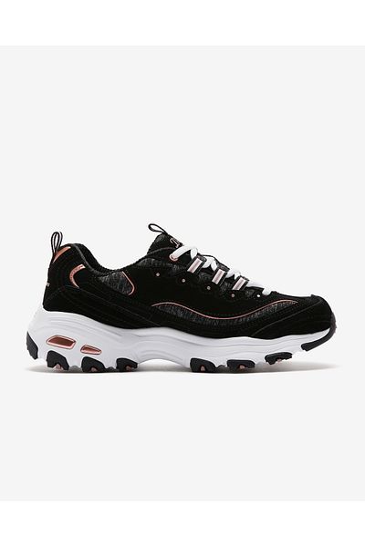 SKECHERS D'Lites - Me Time Women's Black Sneakers 11936 Bkrg
