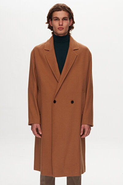 Tween Relaxed Camel Viskonlu Palto