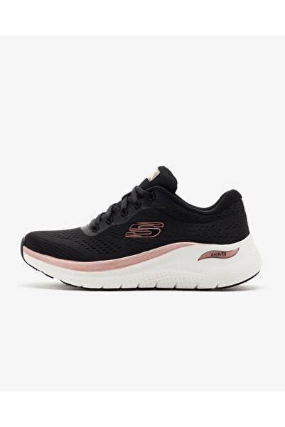 SKECHERS ARCH FİT 2.0 - GLOW THE DİSTANCE Kadın Siyah / Pembe Altin Spor Ayakkabı 150067 BKRG