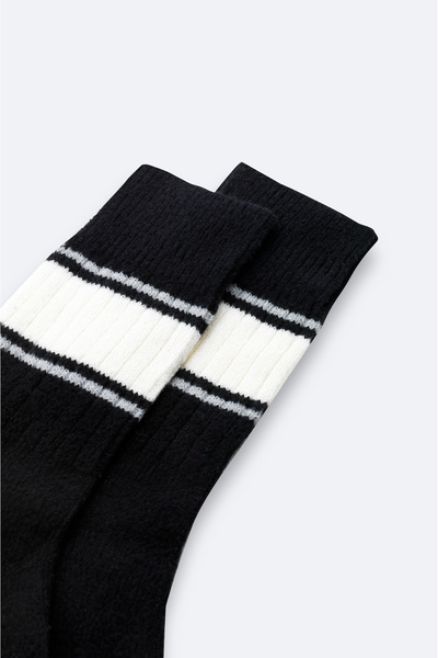 Avva Erkek Siyah Soft Touch Soket Çorap A42Y8505