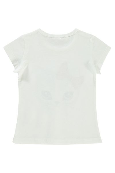 Civil Girls 2-5 Years Girl's Ecru T-Shirt