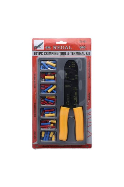 Regal Tools 101-Piece Crimping Tool and Terminal Kit