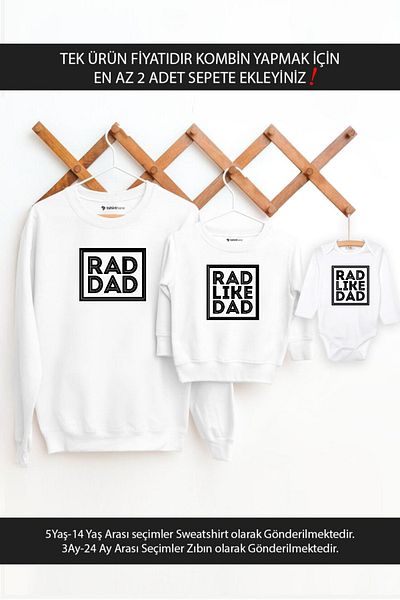 Tshirthane Rad Tată Tată Fiu Fată (PRETUL ESTE PENTRU UN ARTICOL MINIMO 2 BUC. ADĂUGAȚI ÎN COȘUL PENTRU A FACE COMBINAȚIA)