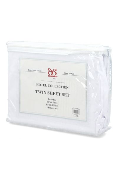 Bibb Home Hotel Collection Extra Soft Fabric Twin Size Sheet Set