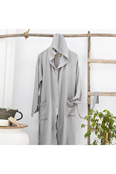 Schafer الصفحة الرئيسية بوهيم موسلين بورنوز-غري (S-M)