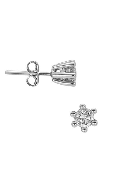 Ariş 0.06 Karat Pırlanta Tektaş Erkek Küpesi (Tek Adet Fiyatıdır)