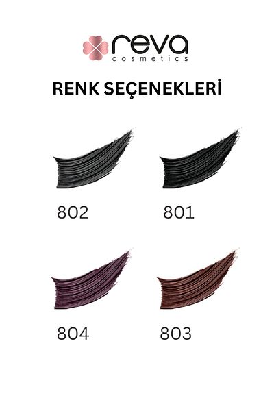 REVA Volumizing Hybrid Mascara - Hybrid Volume Mascara Brown - No: 803 - Vegan & Clean Content