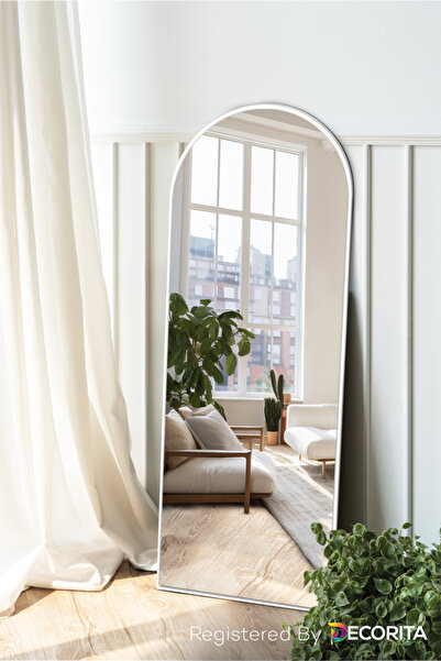 Decorita Boy Aynası | Düz Ayna | Luna Oval Ayna | 50cm X 130cm