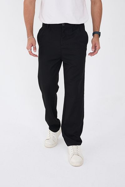 BROCARD Ανδρικό άνετο υφασμάτινο παντελόνι Winter Lycra Baggy Fit