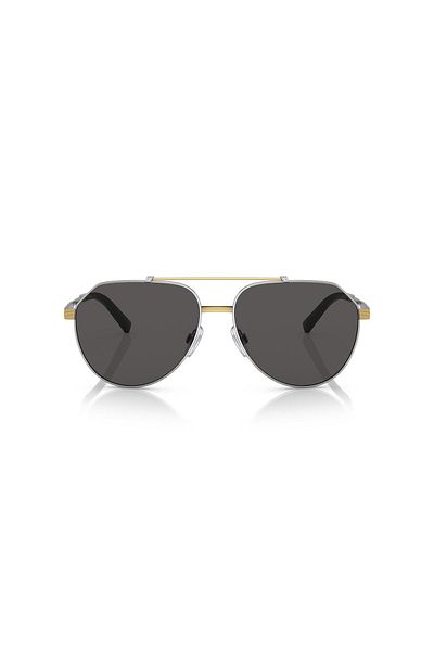 Dolce&Gabbana Dolce & Gabbana Man Pilot Sunglasses- Dg 2288 - Lense Size:59mm - Silver/gold