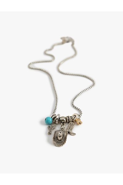 Koton Charm Detailed Necklace Wild West Themed