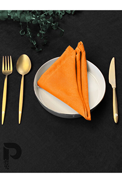 Perle قماش الماندرين - منديل سلسلة يومية، مظهر مخملي