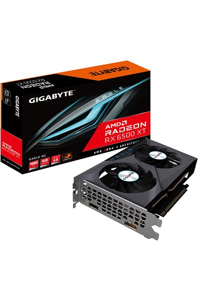 Gigabyte بطاقة رسومات Radeon Rx 6500 XT Eagle - 4GB 4GB GDDR6 64bit DX12 AMD