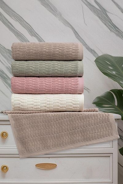 Altınbaşak Jimena Assortment - Set of 4 100% Cotton Hand Towels