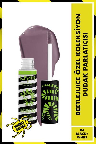 NYX Professional Makeup Beetlejuice Özel Koleksiyon Dudak Parlatıcısı - 04 Bl...