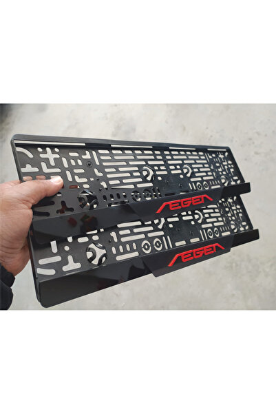 Erdizayn Fiat Egea Uyumlu Kabartma Yazılı Takmatik MAT Pleksi Plakalık 2 Adet...