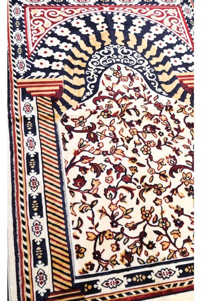 İSMEN İsmen Kervansaray Seccade / 999 - 80x120 - Lux Dokuma, Yumuşak Akrilik Seccade